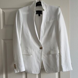 J.Crew white linen blazer ( Regent )